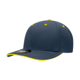 Decky 6 Panel Mid Profile Structured Sandwich Bill Cap | Decky 2003