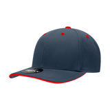 Decky 6 Panel Mid Profile Structured Sandwich Bill Cap | Decky 2003