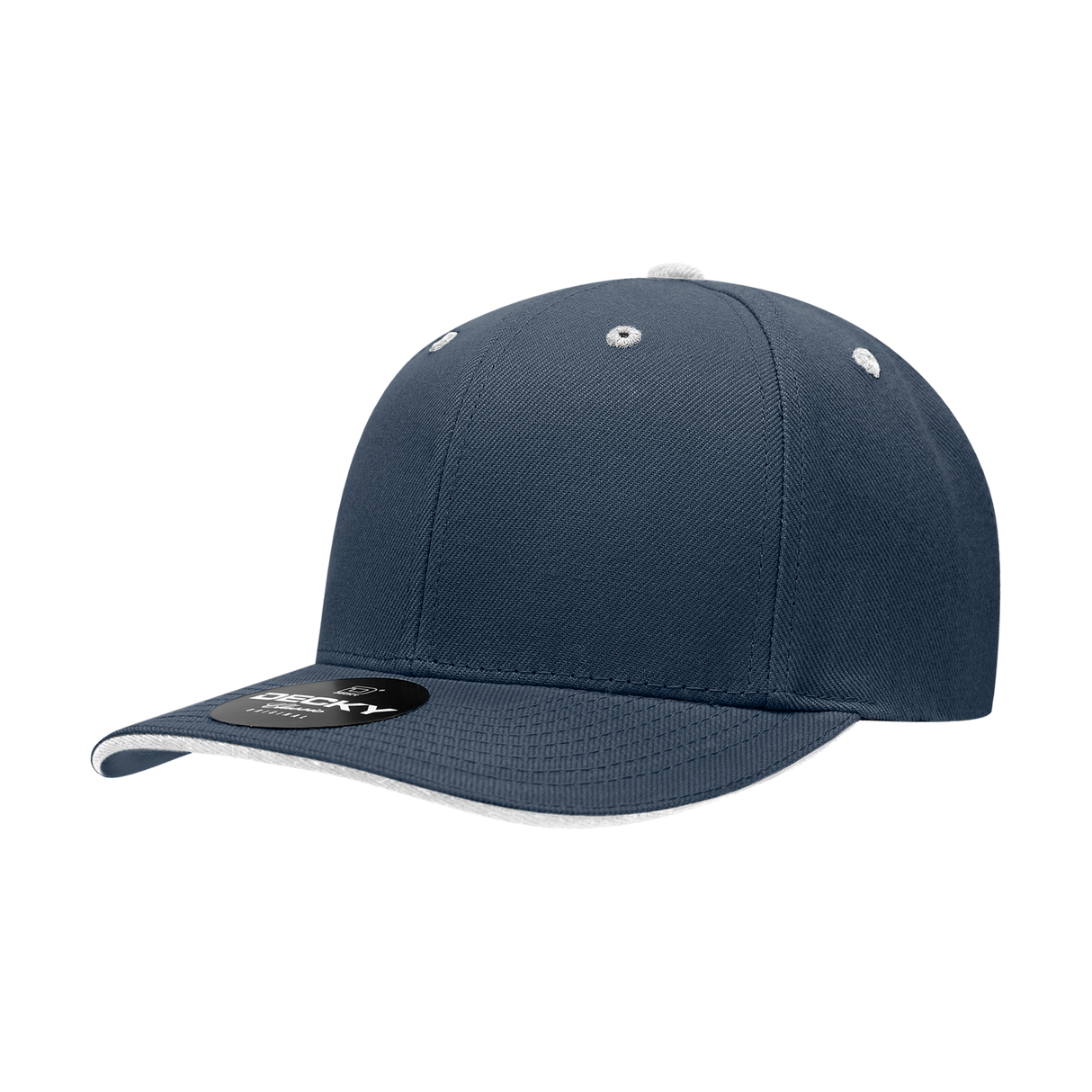 Decky 6 Panel Mid Profile Structured Sandwich Bill Cap | Decky 2003