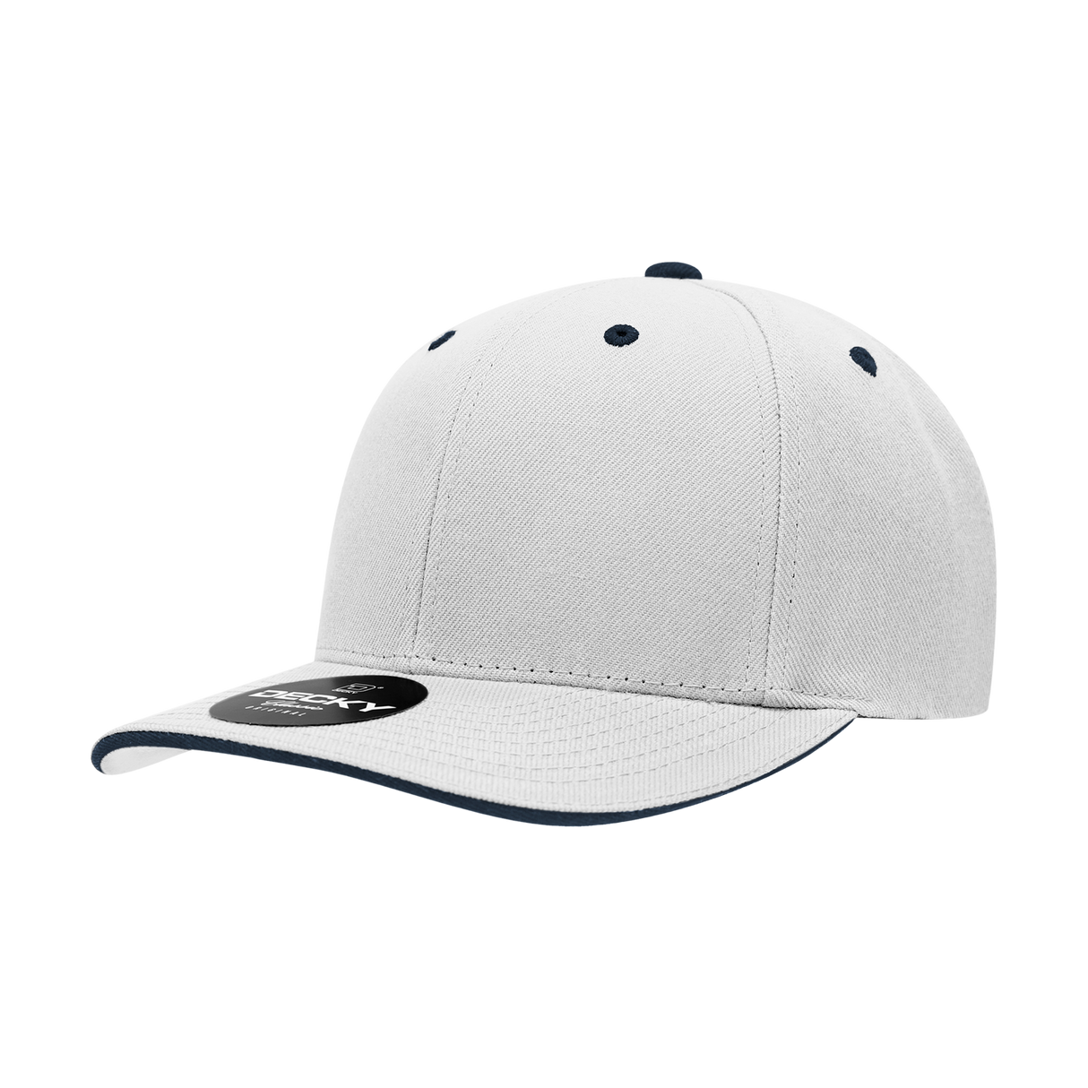 Decky 6 Panel Mid Profile Structured Sandwich Bill Cap | Decky 2003