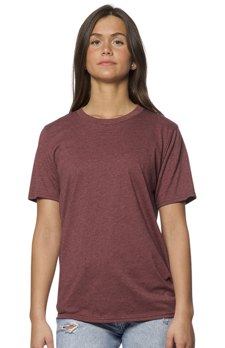 Royal Apparel 20051 Unisex Triblend Short Sleeve Tee - Tri Burgundy