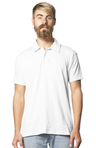 Royal Apparel 20057 Unisex Triblend Polo - Tri Pfd White