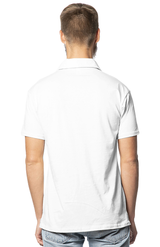 Royal Apparel 20057 Unisex Triblend Polo - Tri Pfd White