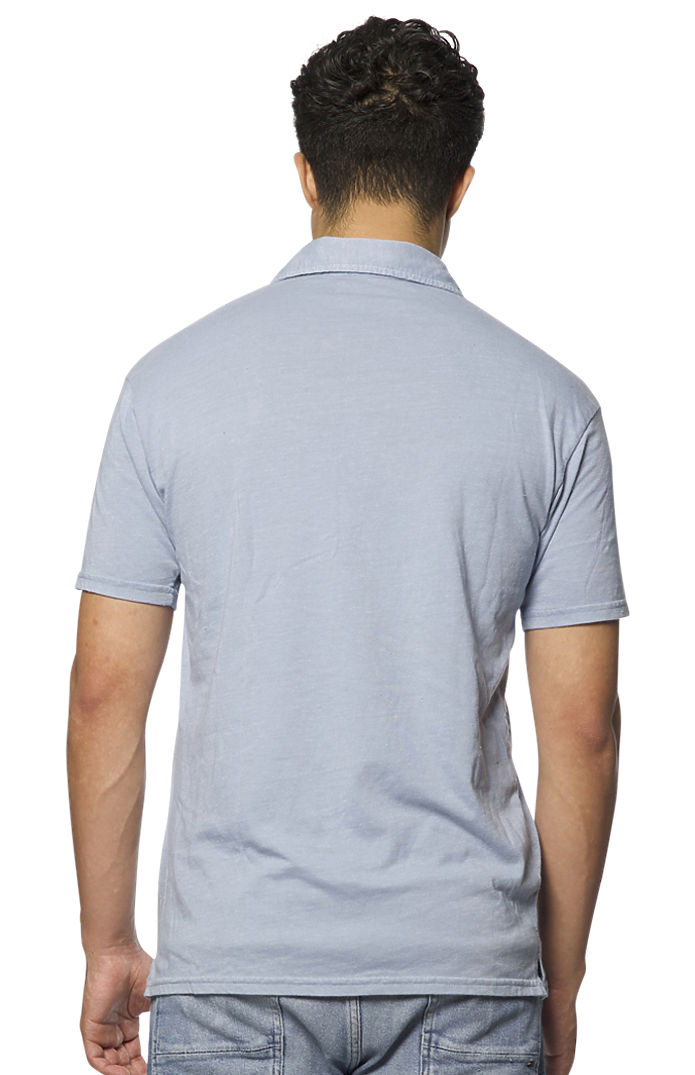 Royal Apparel 20057PD Unisex Triblend Pigment Dyed Polo - Bluestone