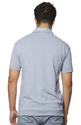 Royal Apparel 20057PD Unisex Triblend Pigment Dyed Polo - Bluestone