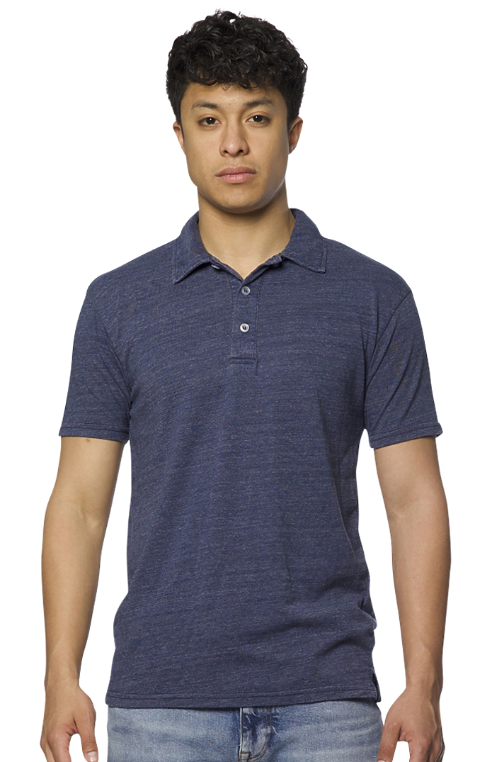Royal Apparel 20057PD Unisex Triblend Pigment Dyed Polo - Denim Blue