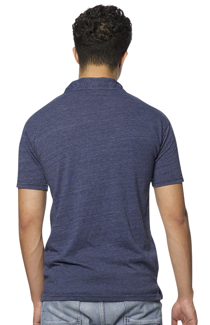 Royal Apparel 20057PD Unisex Triblend Pigment Dyed Polo - Denim Blue