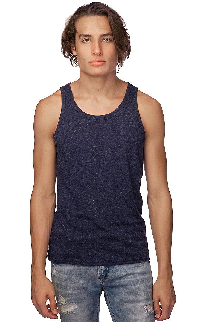 Royal Apparel 20058 Unisex Triblend Tank Top - Tri Denim Navy