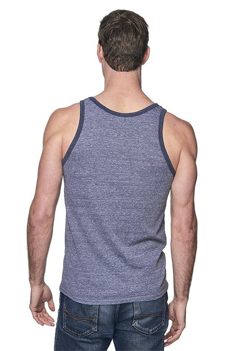Royal Apparel 20058 Unisex Triblend Tank Top - Tri Vntg Gry / Tri Dnm Nvy