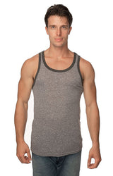 Royal Apparel 20058 Unisex Triblend Tank Top - Tri Vintage Grey/Tri Onyx