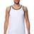 Royal Apparel 20058 Unisex Triblend Tank Top - Tri White / Tri Denim Nvy