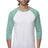 Royal Apparel 20060 Unisex Triblend Raglan Baseball Shirt - Tri White / Tri Kelly