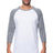 Royal Apparel 20060 Unisex Triblend Raglan Baseball Shirt - Tri White / Tri Vintage Grey