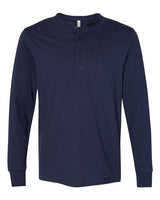 BELLA + CANVAS Men's Jersey Henley - BELLA + CANVAS 3150