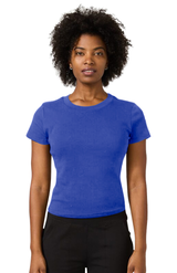 Royal Apparel 2011 Womens Rib Crop Tee - Royal