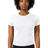 Royal Apparel 2011 Womens Rib Crop Tee - White