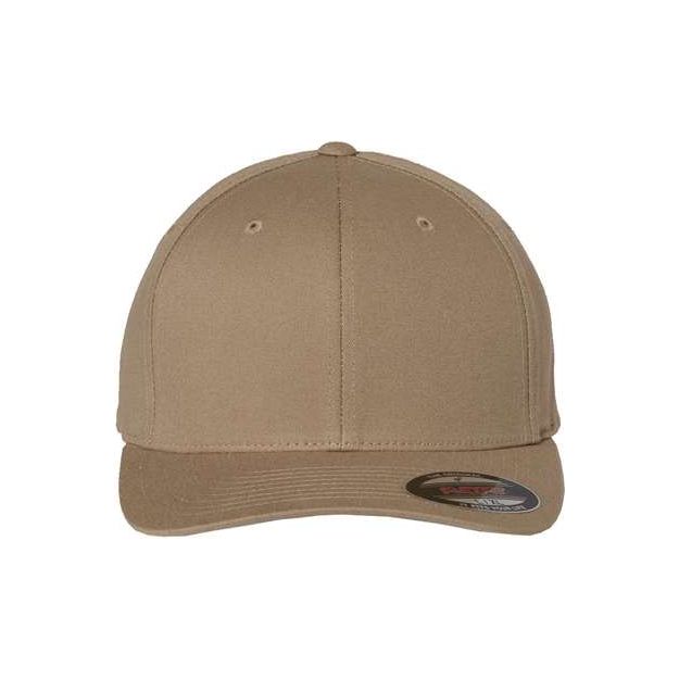 Flexfit V-Flexfit® Cotton Twill Cap - Flexfit 5001 Flexfit Khaki S/M