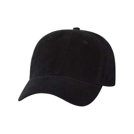 Valucap Unstructured Cap - Valucap AH35 Valucap Black Adjustable