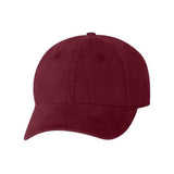 Valucap Unstructured Cap - Valucap AH35 Valucap Maroon Adjustable