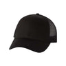 Valucap Mesh-Back Twill Trucker Cap - Valucap VC400 Valucap Black Adjustable