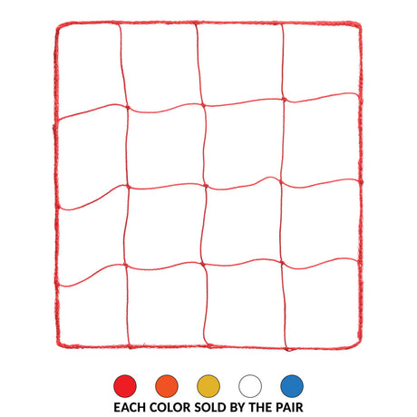 2.5 MM OFFICIAL SIZE SOCCER NET ORANGE