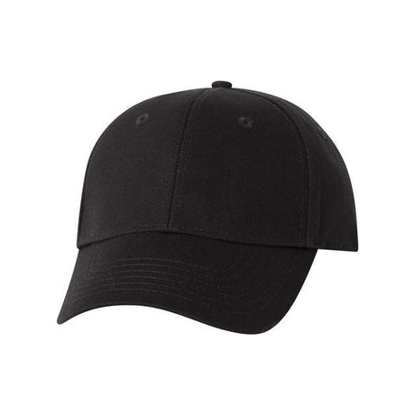 Valucap Chino Cap - Valucap VC600 Valucap Black Adjustable