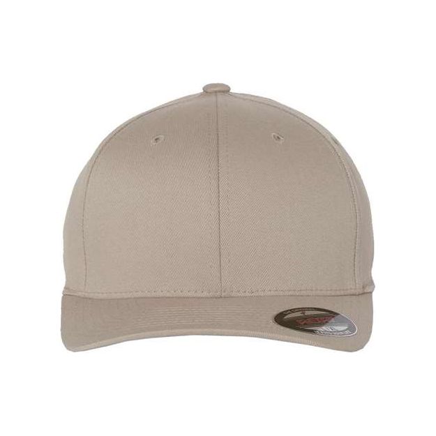 Flexfit Cotton Blend Cap - Flexfit 6277 Flexfit Khaki S/M