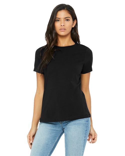 BELLA + CANVAS Women’s Relaxed Jersey Tee - Asphalt - BELLA + CANVAS 6400 BELLA + CANVAS