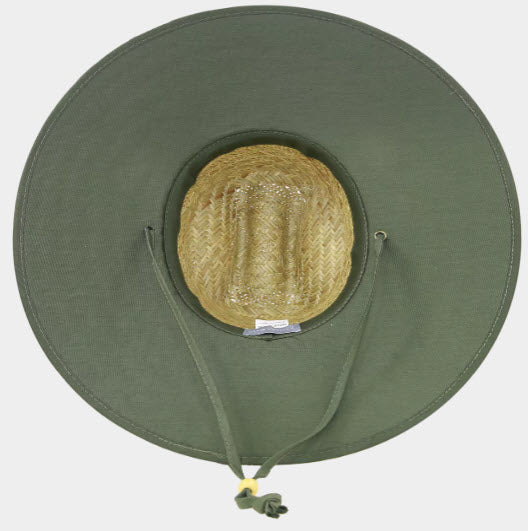 Decky Mat Straw Lifeguard Hat | Decky 528