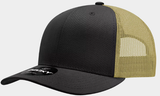 Decky 6 Panel Mid Profile Structured Cotton Blend Trucker | Decky 6021