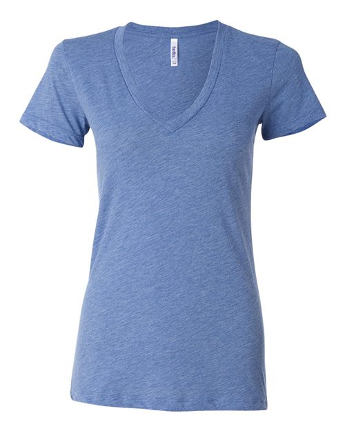 BELLA + CANVAS Women’s Triblend Deep V-Neck Tee - BELLA + CANVAS 8435 BELLA + CANVAS