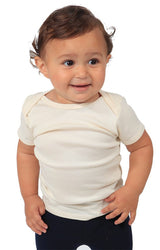 Royal Apparel 2031ORG Infant Organic Lapover Tee - Natural