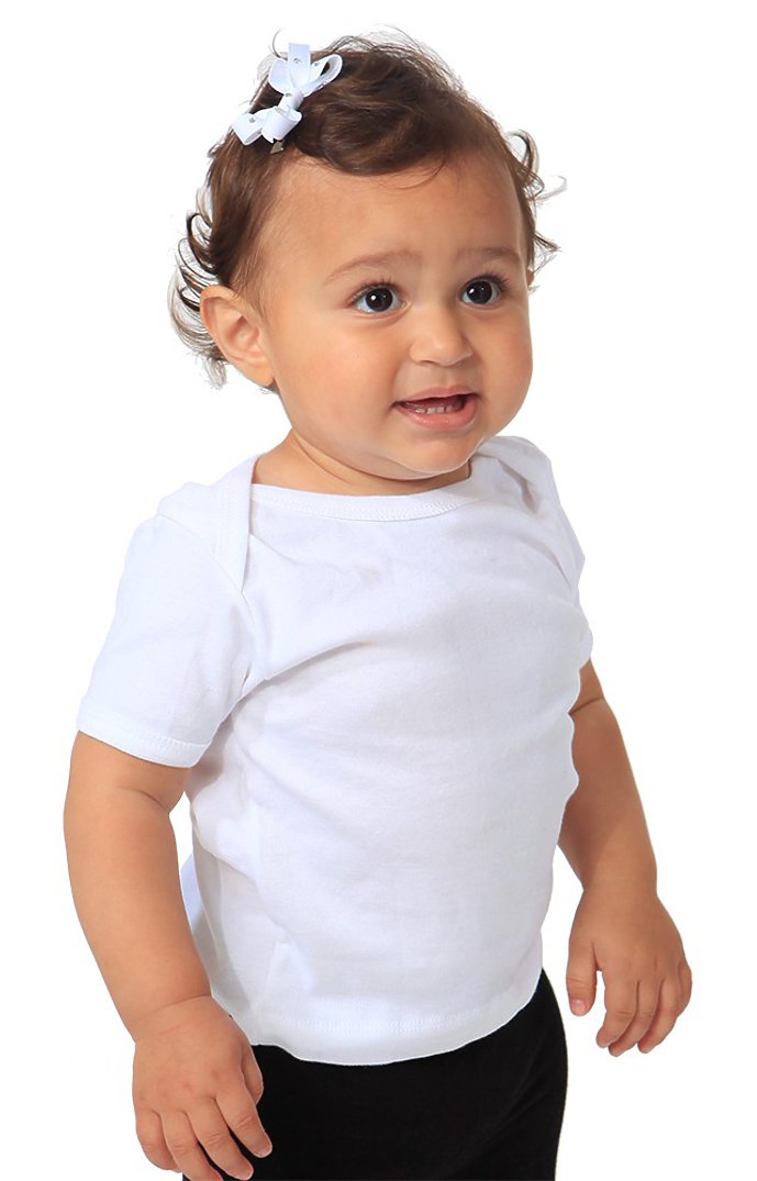 Royal Apparel 2031ORG Infant Organic Lapover Tee - Salt