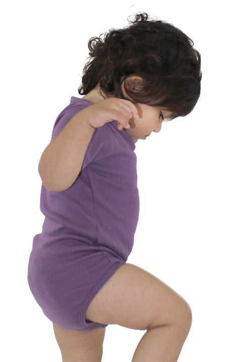 Royal Apparel 2032ORG Infant Organic One Piece - Eggplant