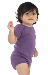 Royal Apparel 2032ORG Infant Organic One Piece - Eggplant