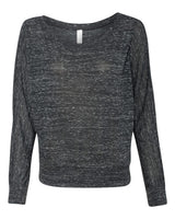 Bella + Canvas 8850 Women’s Flowy Off Shoulder Long Sleeve Tee