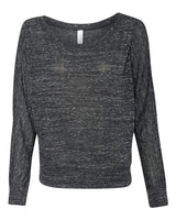 Bella + Canvas 8850 Women’s Flowy Off Shoulder Long Sleeve Tee