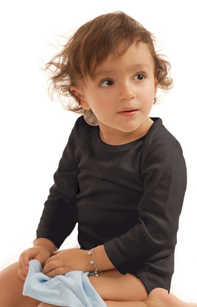 Royal Apparel 2037ORG Infant Organic Long Sleeve One Piece - Night
