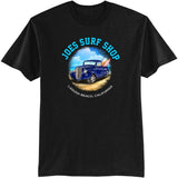 Joe's Surf Truck Design 50/50 Cotton Poly T-Shirts in Regular, Big and Tall Joe's USA Black 3X-Large