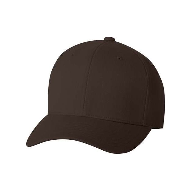 Flexfit Wool-Blend Cap - Flexfit 6477 Flexfit Brown S/M