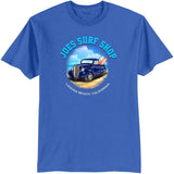 Joe's Surf Truck Design 50/50 Cotton Poly T-Shirts in Regular, Big and Tall