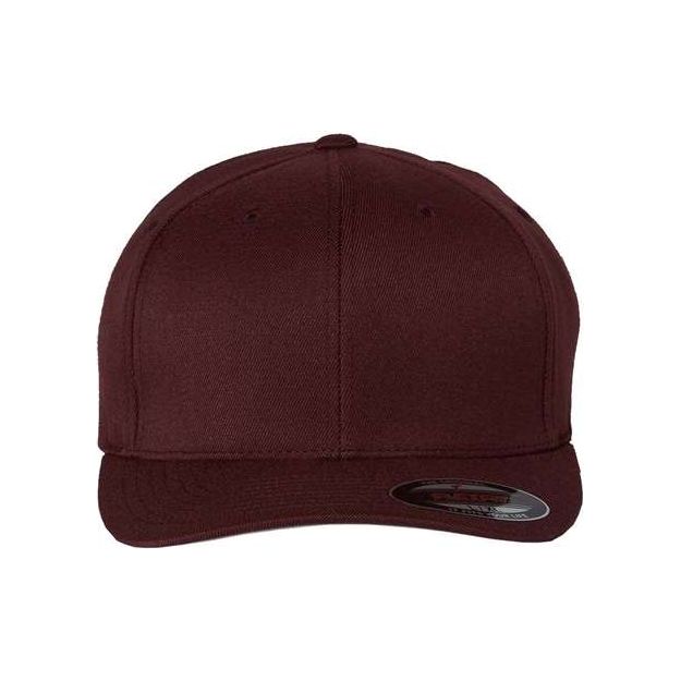 Flexfit Wool-Blend Cap - Flexfit 6477 Flexfit Maroon S/M