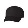 Valucap Five-Panel Twill Cap - Valucap 8869 Valucap Black Adjustable