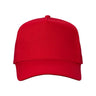 Valucap Five-Panel Twill Cap - Valucap 8869 Valucap Red Adjustable