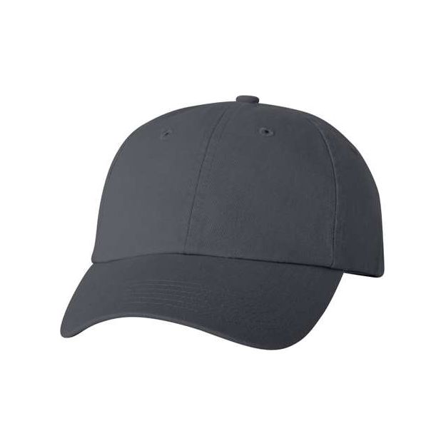 Valucap Bio-Washed Classic Dad Hat - Valucap VC300A Valucap Charcoal Adjustable