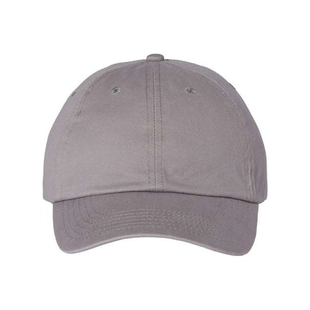 Valucap Bio-Washed Classic Dad Hat - Valucap VC300A Valucap Grey Adjustable