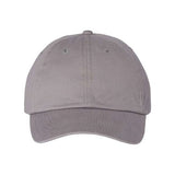 Valucap Bio-Washed Classic Dad Hat - Valucap VC300A Valucap Grey Adjustable