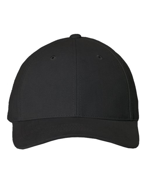 Valucap Heavy Brushed Twill Structured Cap - Valucap 9910 Valucap Black Adjustable