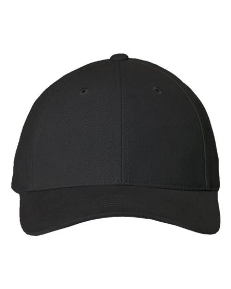 Valucap Heavy Brushed Twill Structured Cap - Valucap 9910 Valucap Black Adjustable