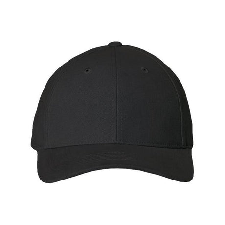 Valucap Heavy Brushed Twill Structured Cap - Valucap 9910 Valucap Black Adjustable